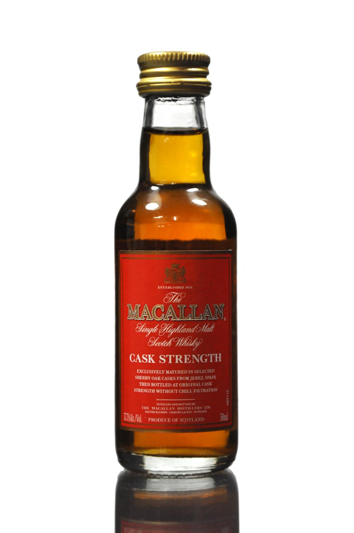 Macallan Cask Strength Miniature