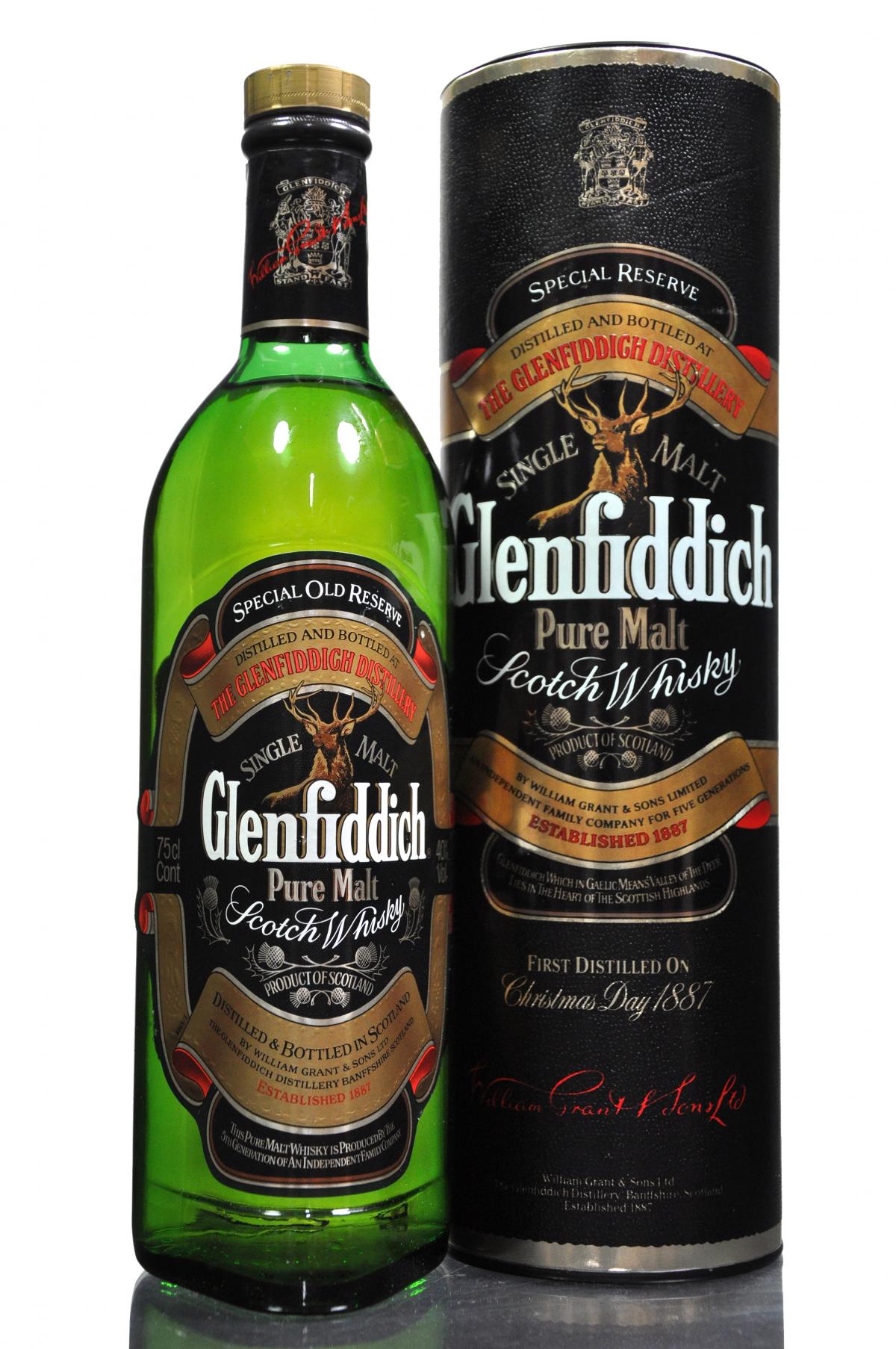 Glenfiddich Pure Malt - 1980s