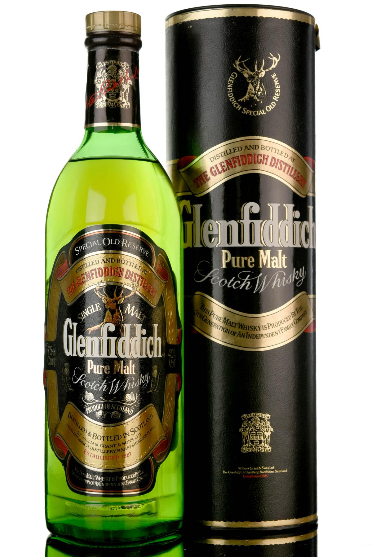 Glenfiddich Pure Malt - 1980s