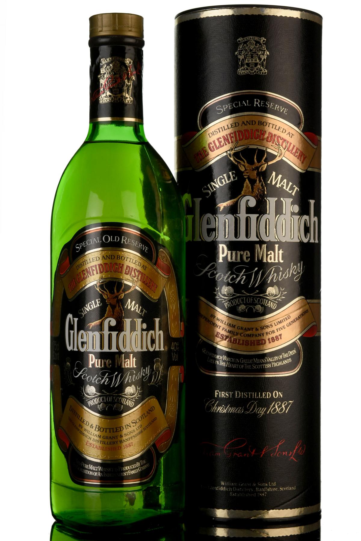 Glenfiddich Pure Malt - 1980s