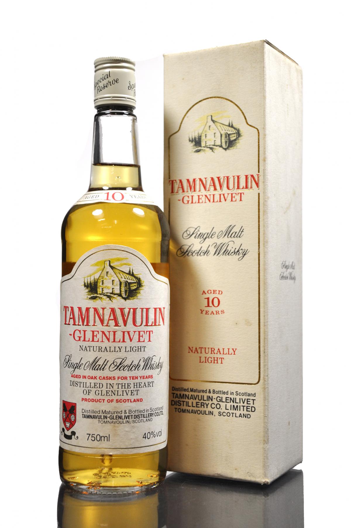 Tamnavulin-Glenlivet 10 Year Old - 1980s