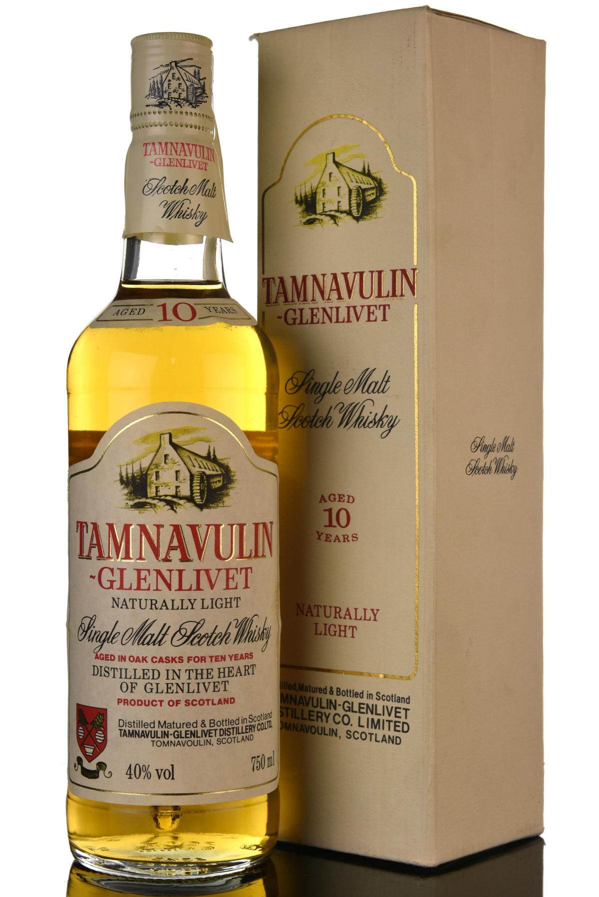 Tamnavulin-Glenlivet 10 Year Old - 1980s