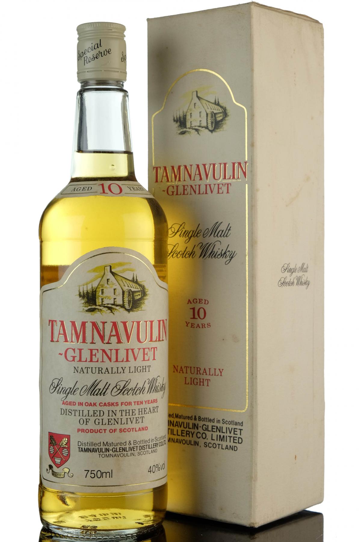 Tamnavulin-Glenlivet 10 Year Old - 1980s