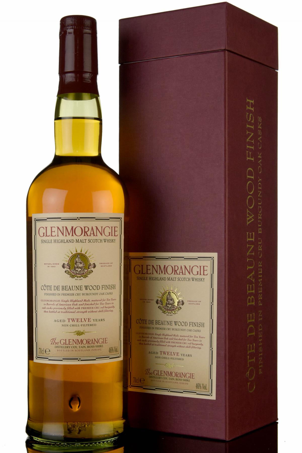 Glenmorangie 12 Year Old - Cote De Beaune Wood Finish