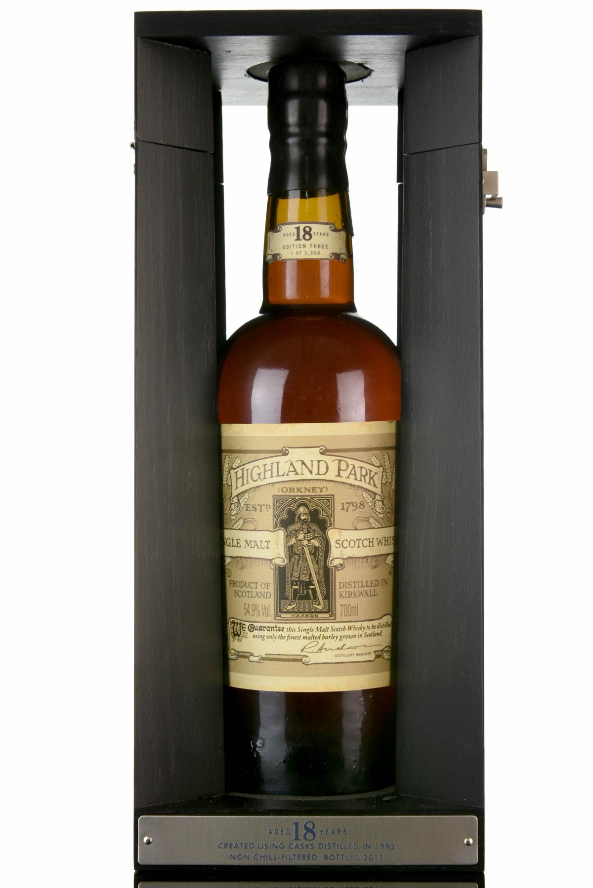 Highland Park 18 Year Old - Earl Haakon - Third Edition