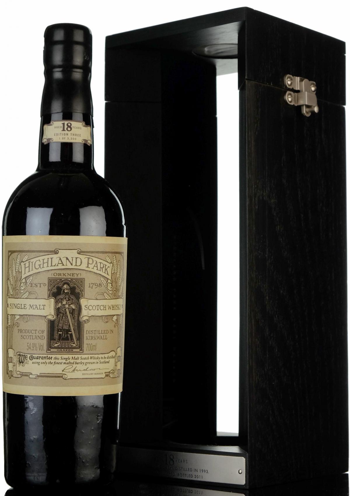 Highland Park 18 Year Old - Earl Haakon - Third Edition