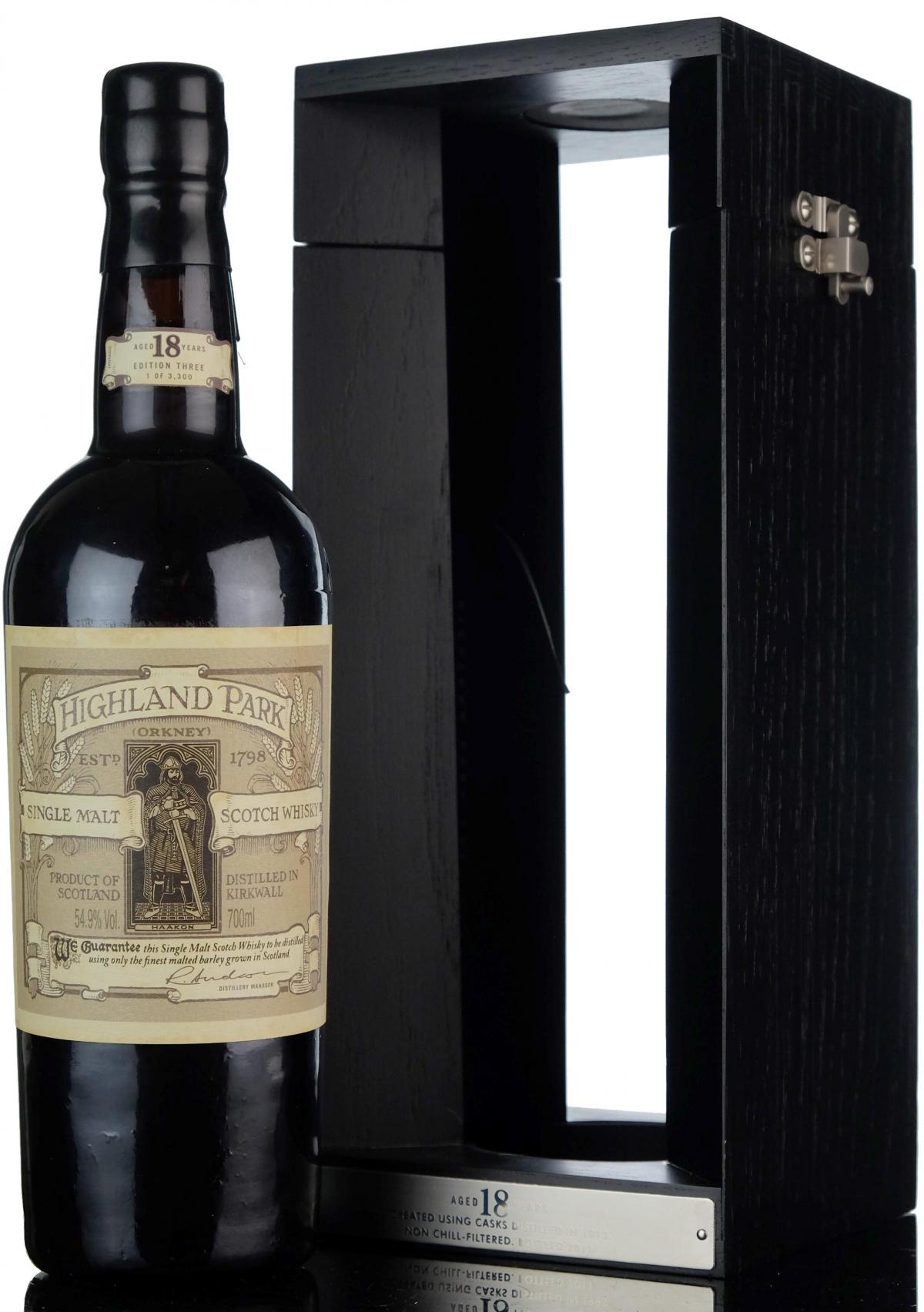 Highland Park 18 Year Old - Earl Haakon - Third Edition