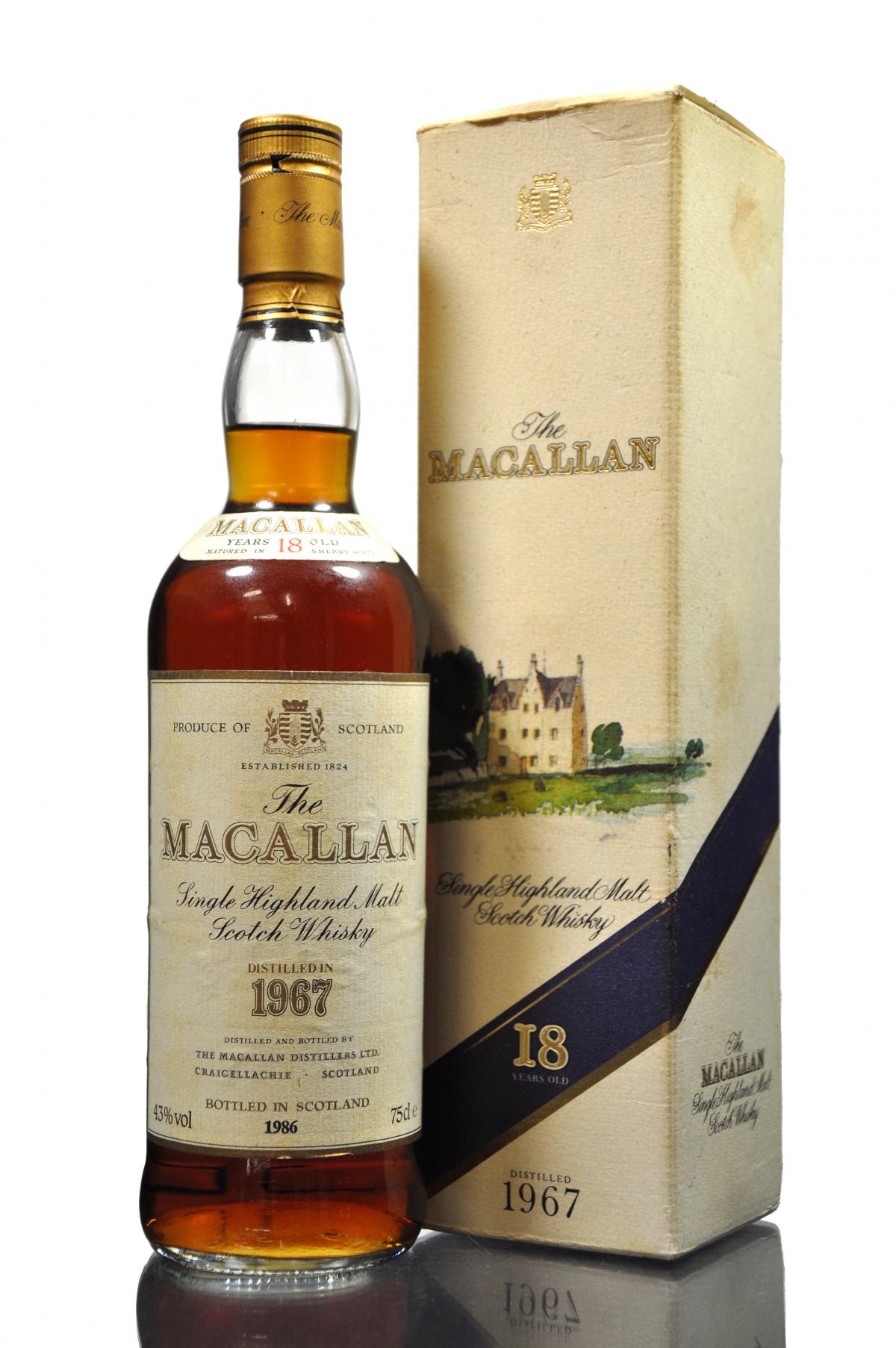 Macallan 1967-1986 - 18 Year Old