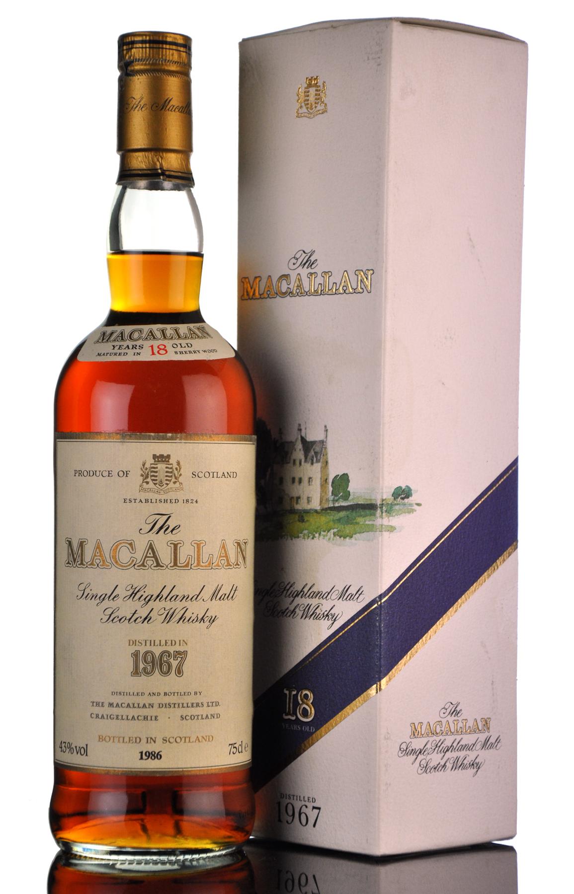 Macallan 1967-1986 - 18 Year Old