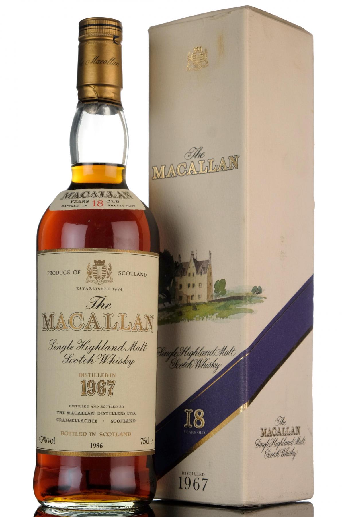 Macallan 1967-1986 - 18 Year Old