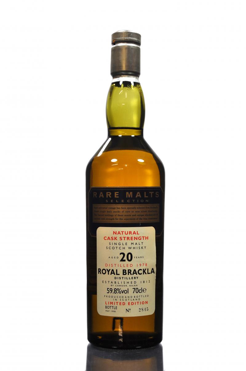 Royal Brackla 1978-1998 - 20 Year Old - Rare Malts 59.8%