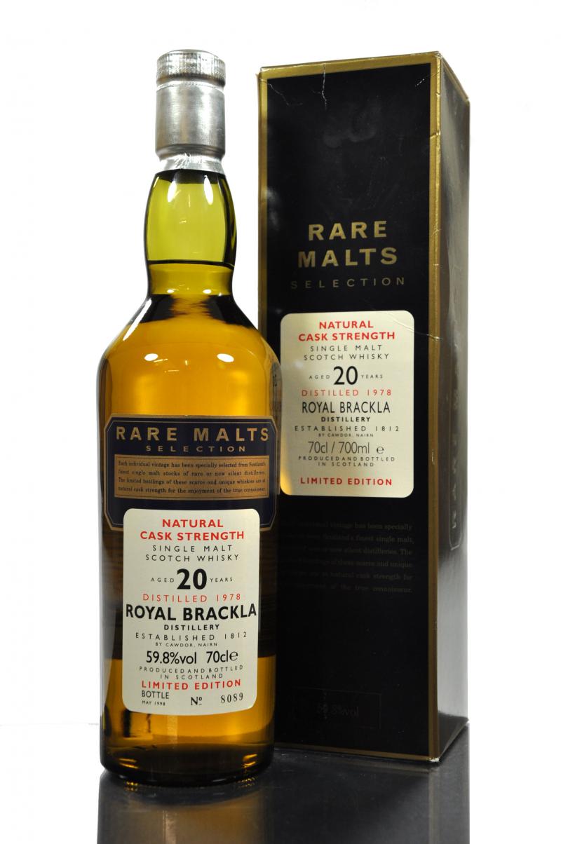Royal Brackla 1978-1998 - 20 Year Old - Rare Malts 59.8%