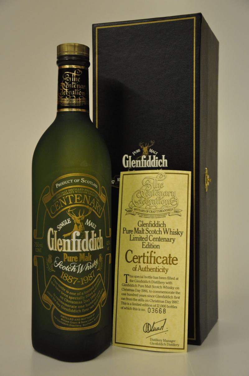 Glenfiddich Centenary 1887-1987