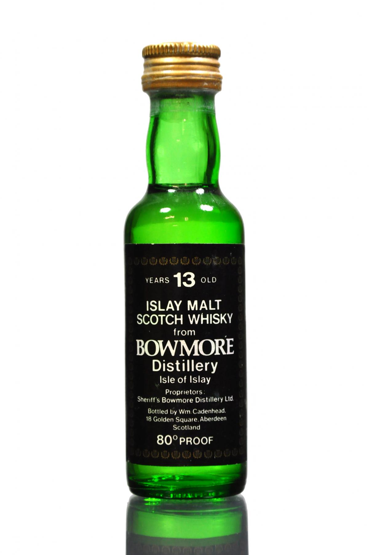 Bowmore 13 Year Old - Cadenhead Miniature