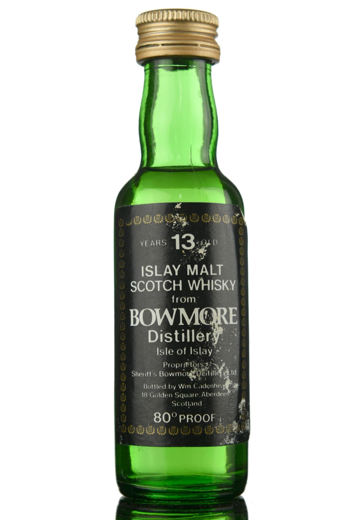 Bowmore 13 Year Old - Cadenhead Miniature