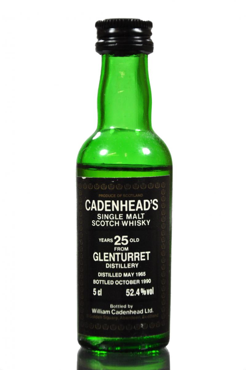 Glenturret 1965-1990 - 25 Year Old - Cadenheads Miniature