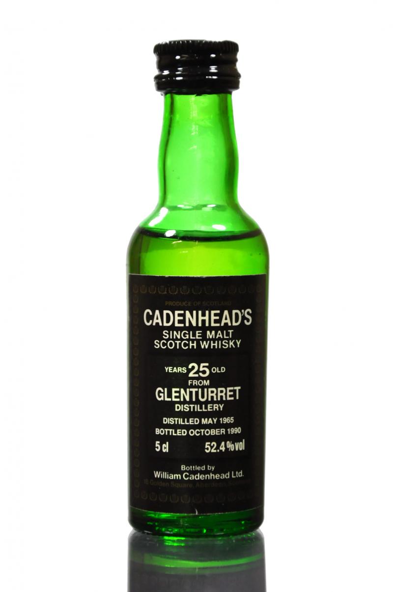 Glenturret 1965-1990 - 25 Year Old - Cadenheads Miniature
