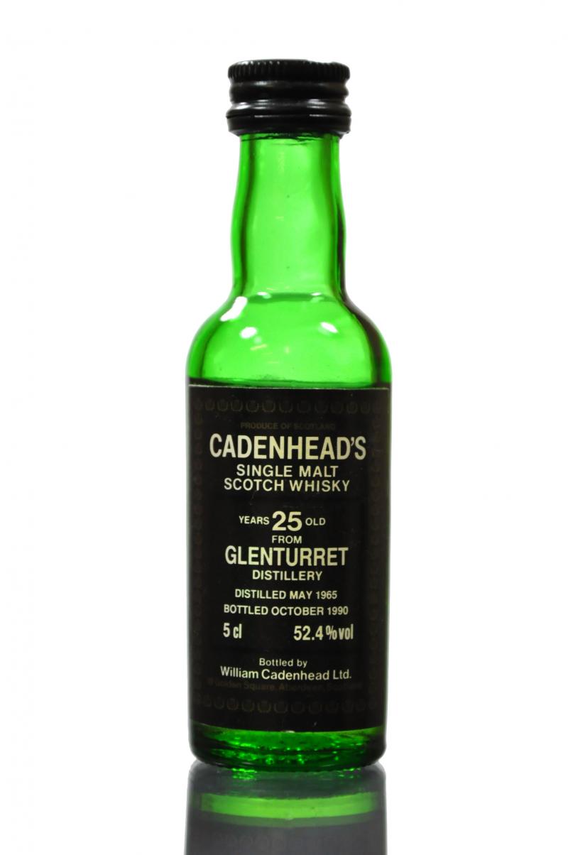 Glenturret 1965-1990 - 25 Year Old - Cadenheads Miniature