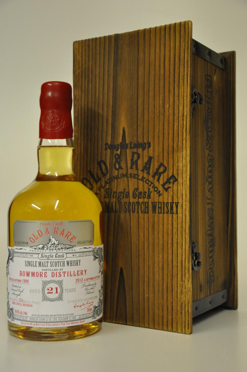 Bowmore 1990-2012 - 21 Year Old - Douglas Laing - Old & Rare Platinum Selection