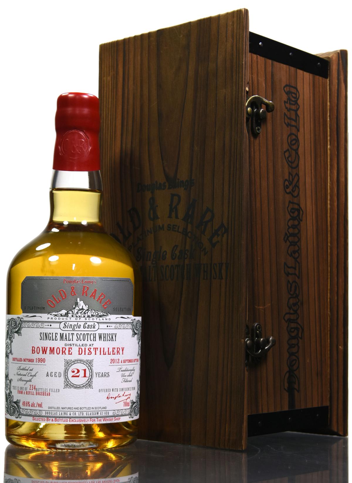 Bowmore 1990-2012 - 21 Year Old - Douglas Laing - Old & Rare Platinum Selection