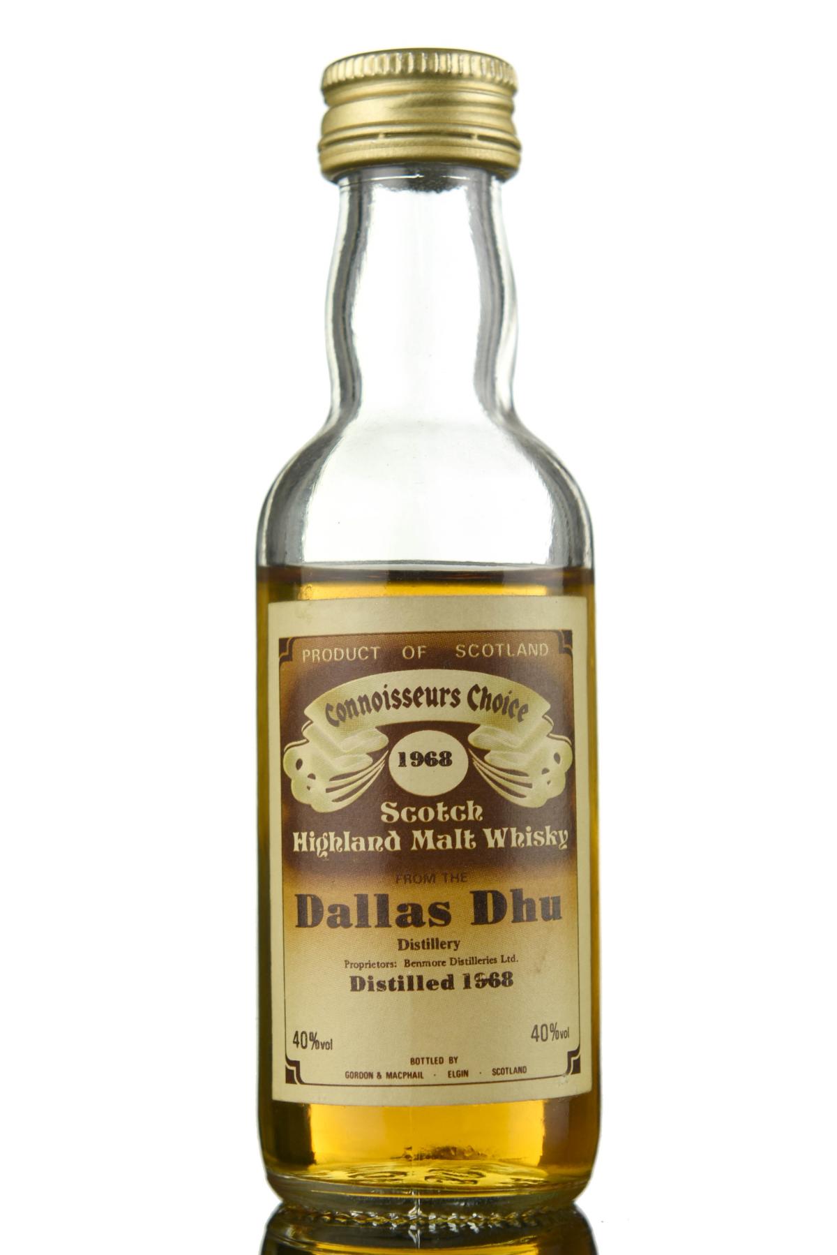 Dallas Dhu 1968 - Connoisseurs Choice Miniature