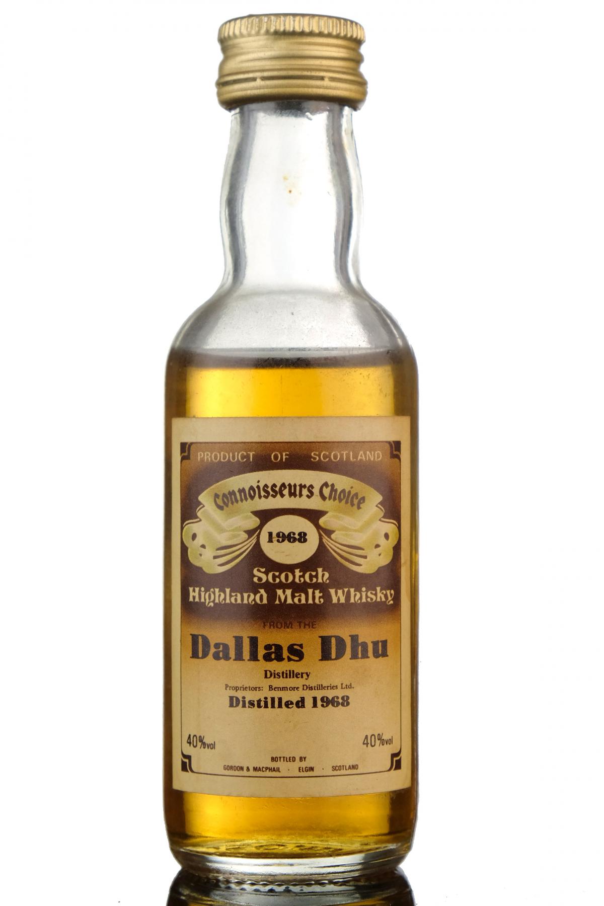Dallas Dhu 1968 - Connoisseurs Choice Miniature