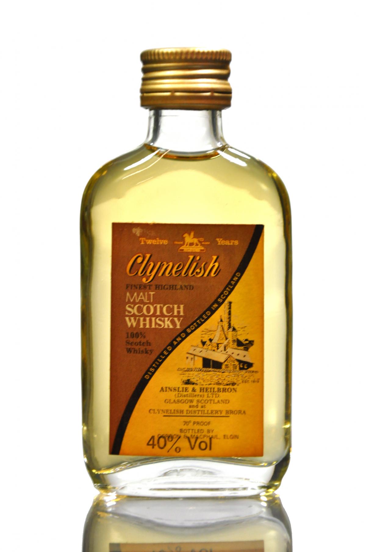 Clynelish 12 Year Old - Gordon & MacPhail - 70 Proof - Miniature
