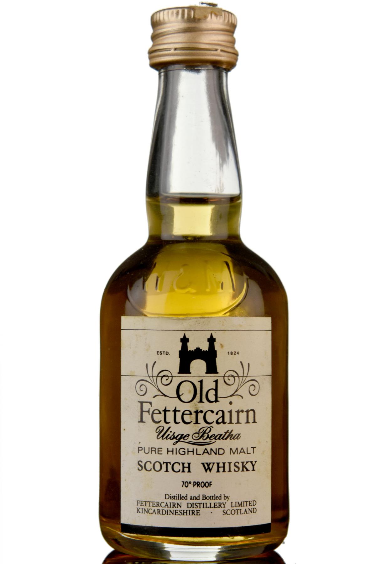 Old Fettercairn 70 Proof Miniature
