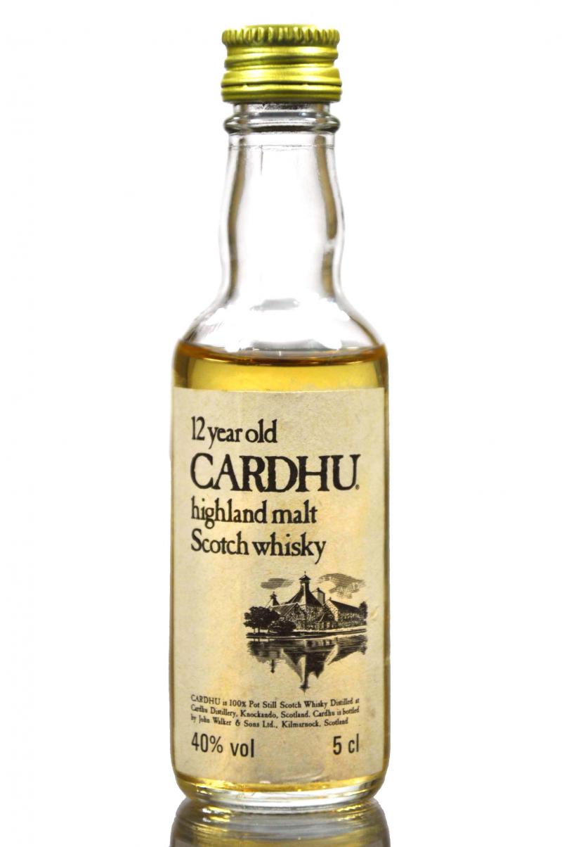 Cardhu 12 Year Old Miniature