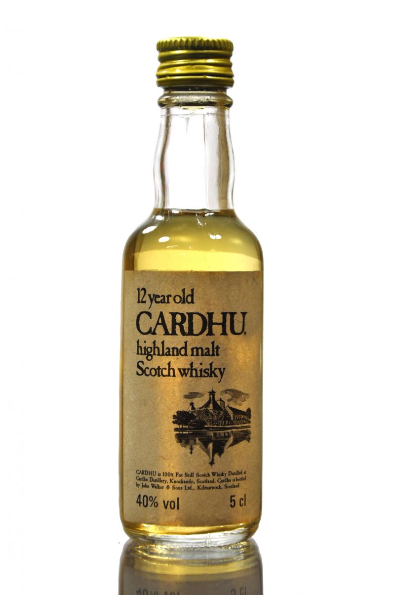 Cardhu 12 Year Old Miniature
