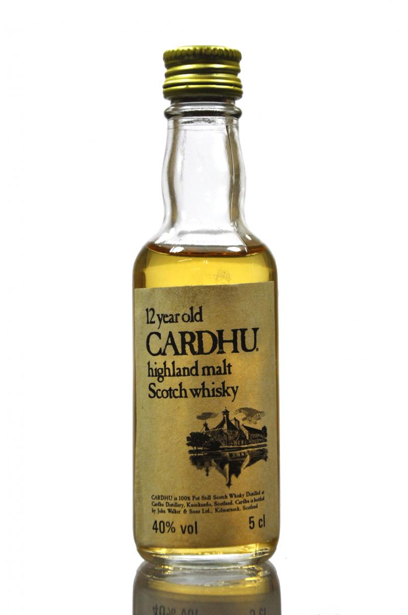 Cardhu 12 Year Old Miniature