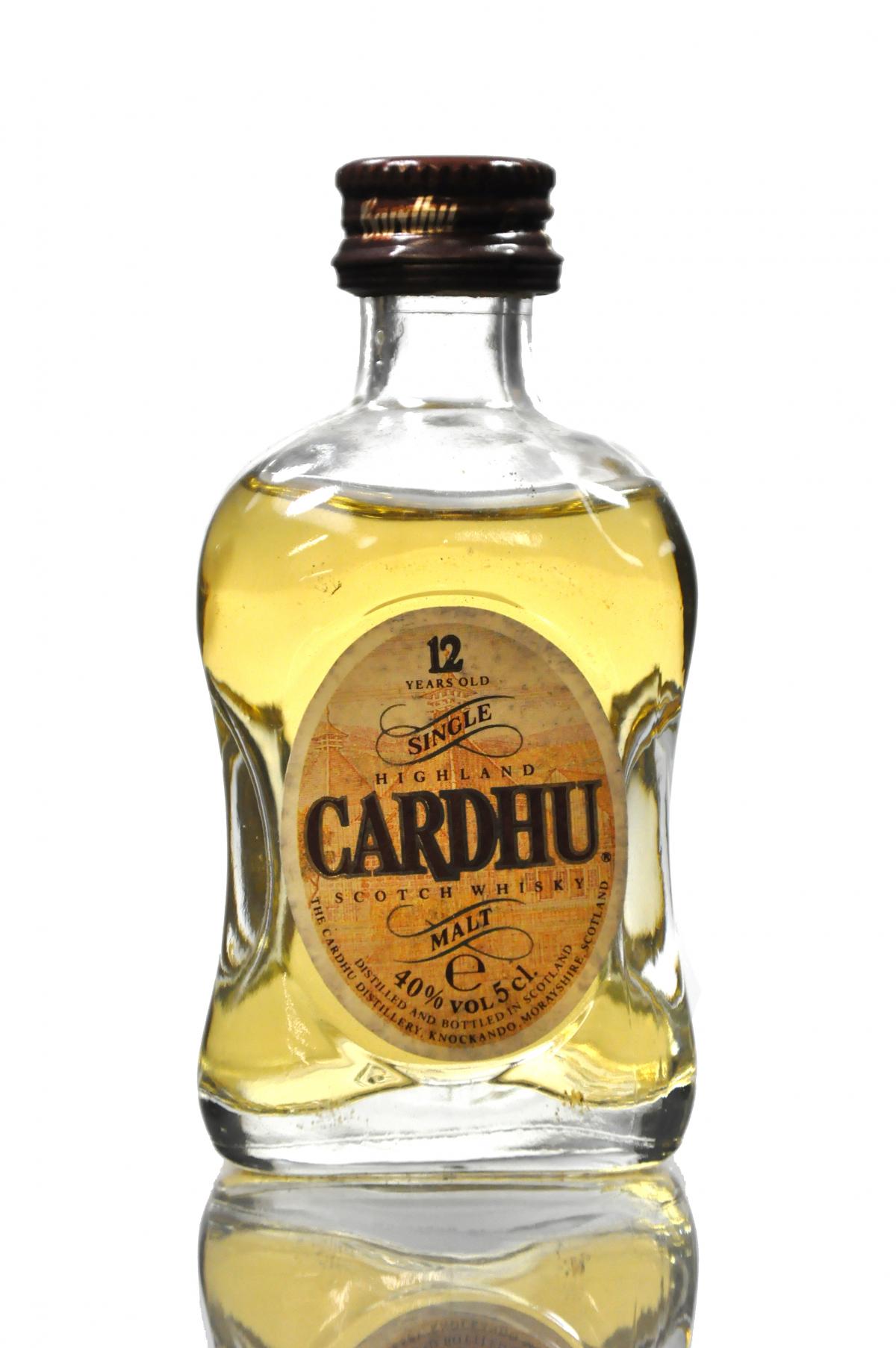 Cardhu 12 Year Old Miniature