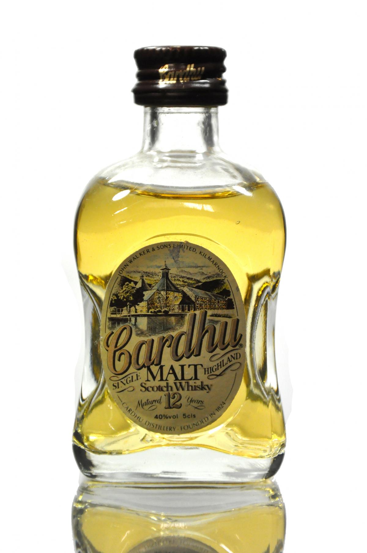 Cardhu 12 Year Old Miniature