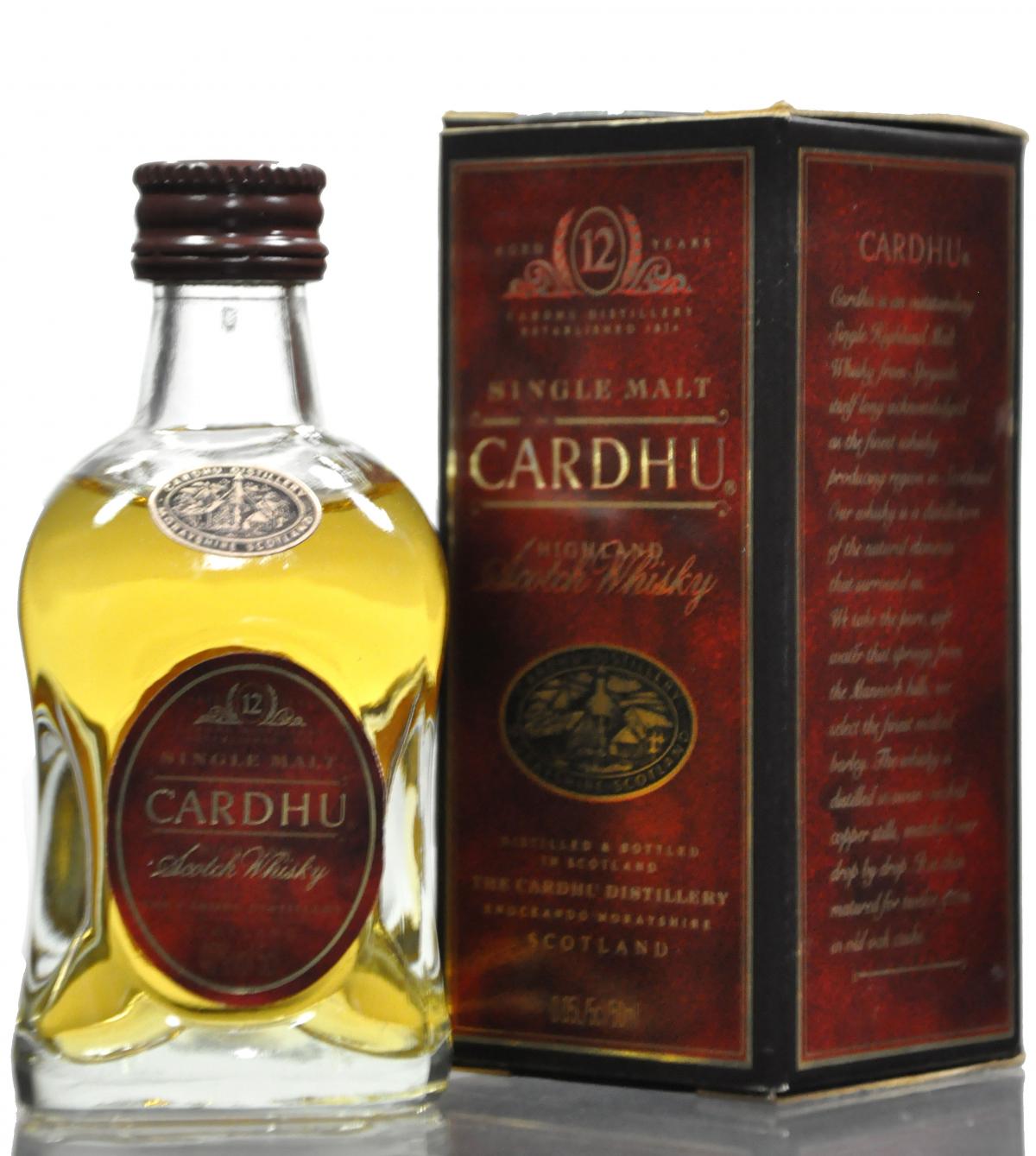 Cardhu 12 Year Old Miniature