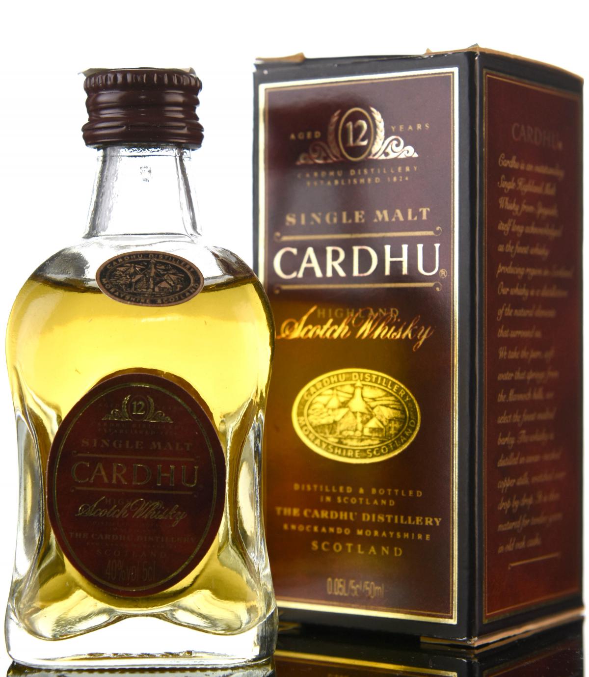 Cardhu 12 Year Old Miniature