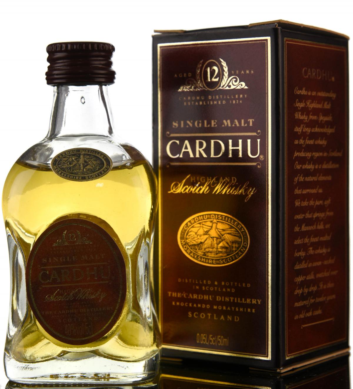 Cardhu 12 Year Old Miniature