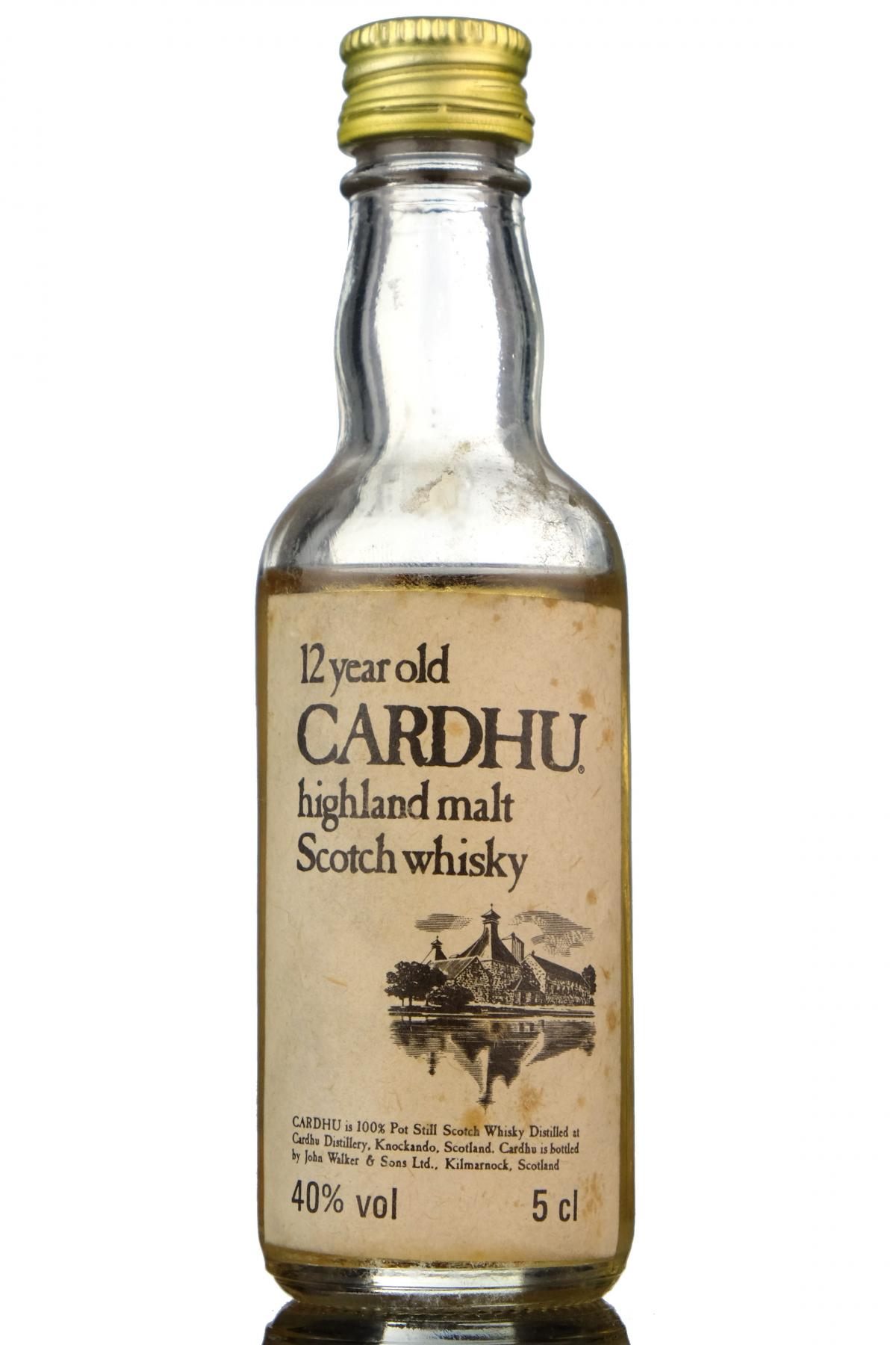 Cardhu 12 Year Old Miniature