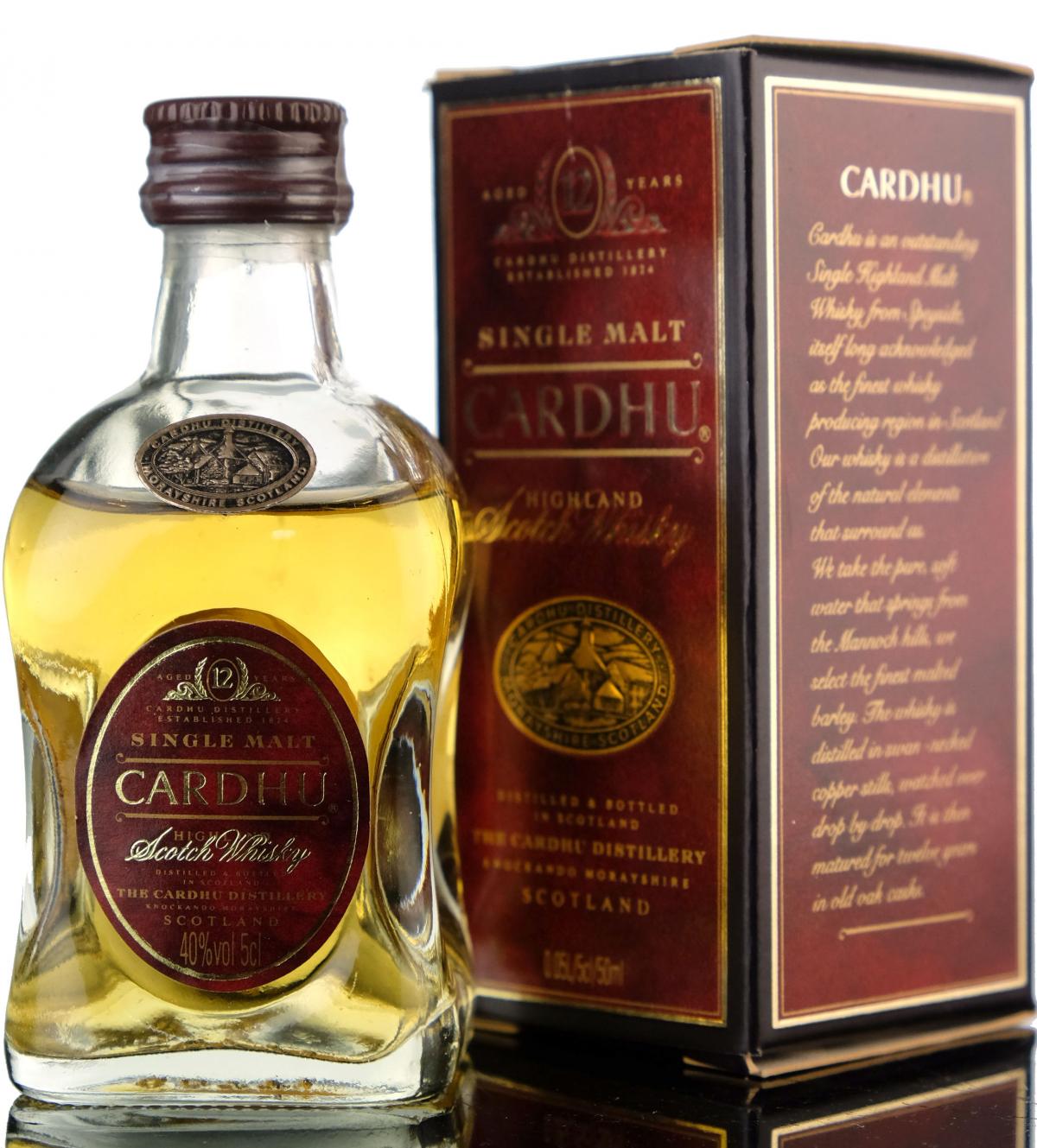 Cardhu 12 Year Old Miniature