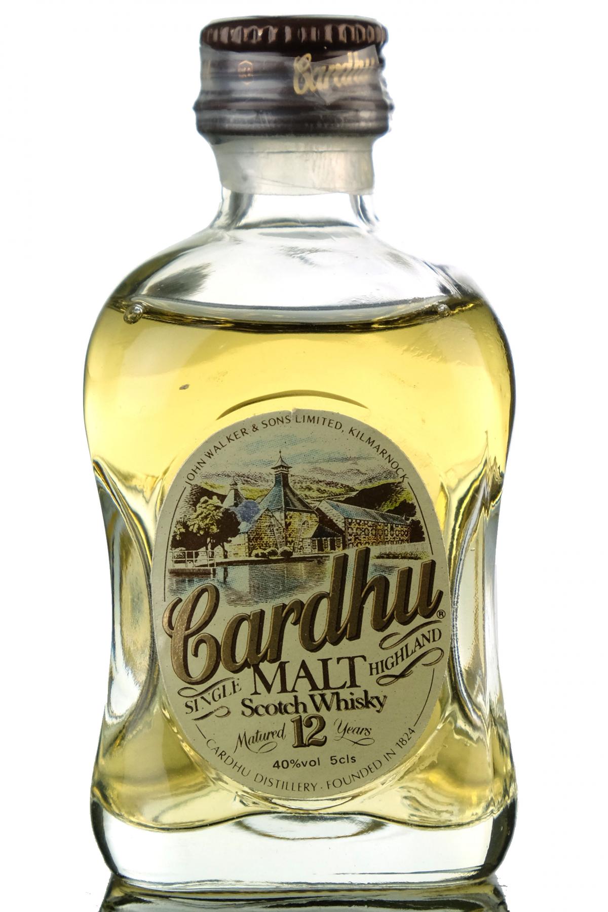 Cardhu 12 Year Old Miniature