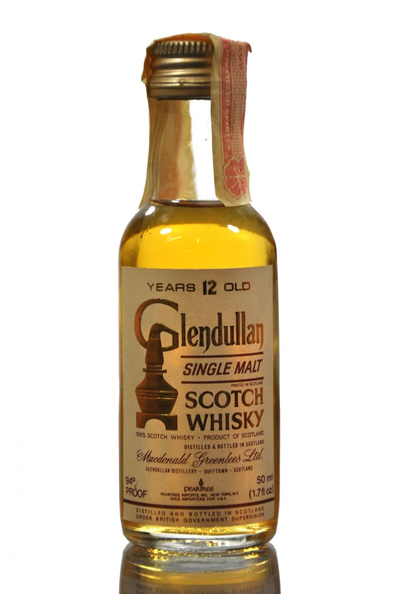 Glendullan 12 Year Old Miniature