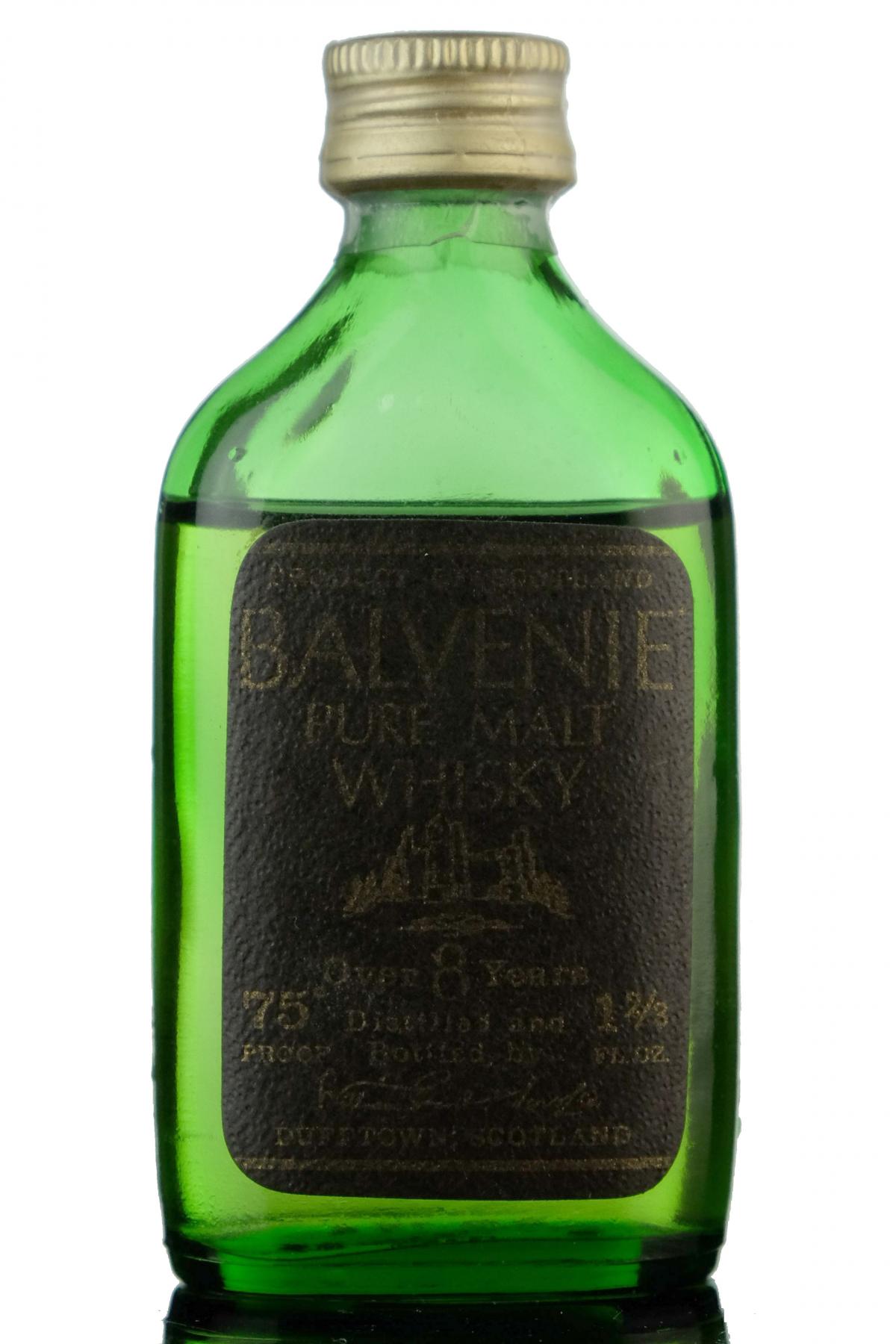 Balvenie 8 Year Old - 1970s - 75 Proof - Miniature