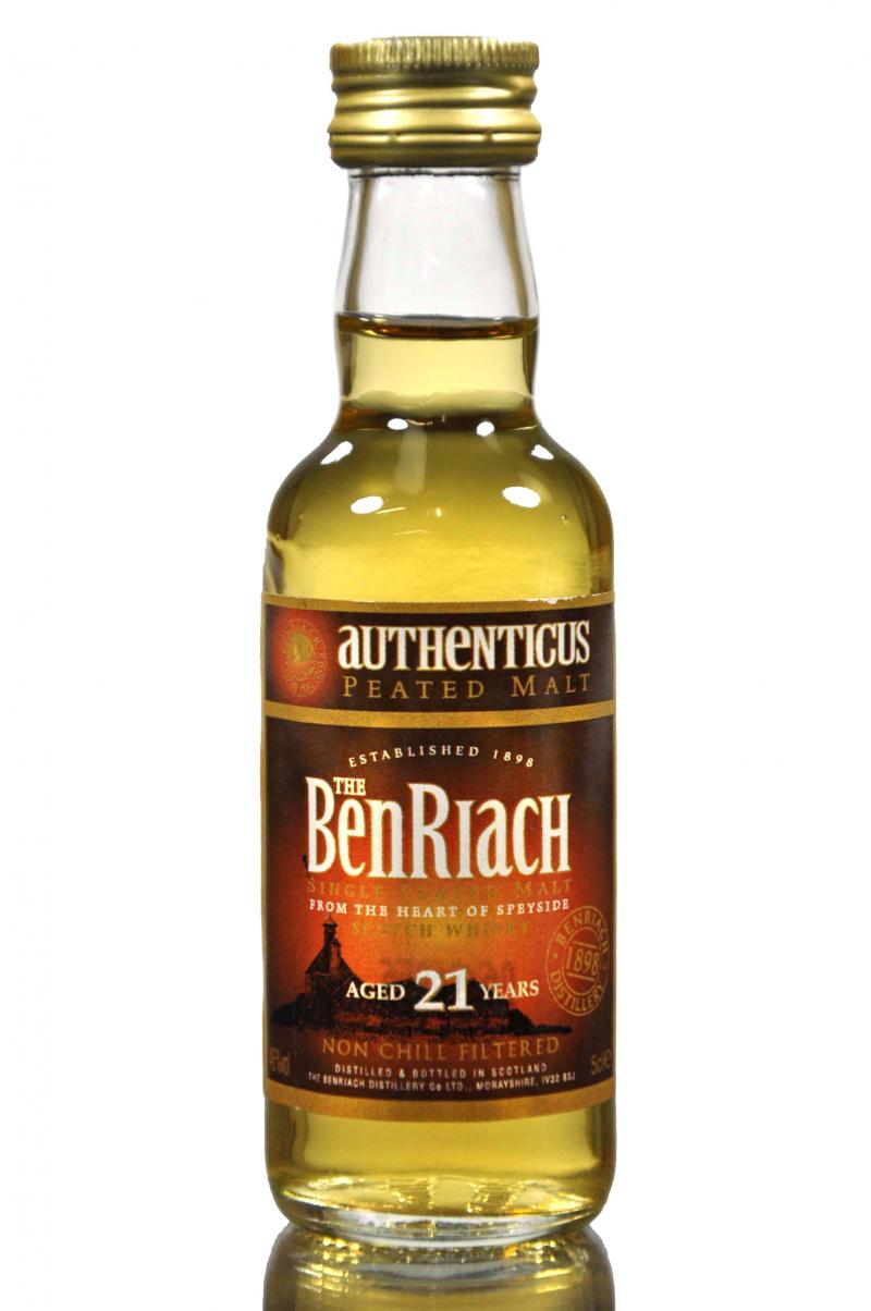 Benriach 21 Year Old - Authenticus - Miniature