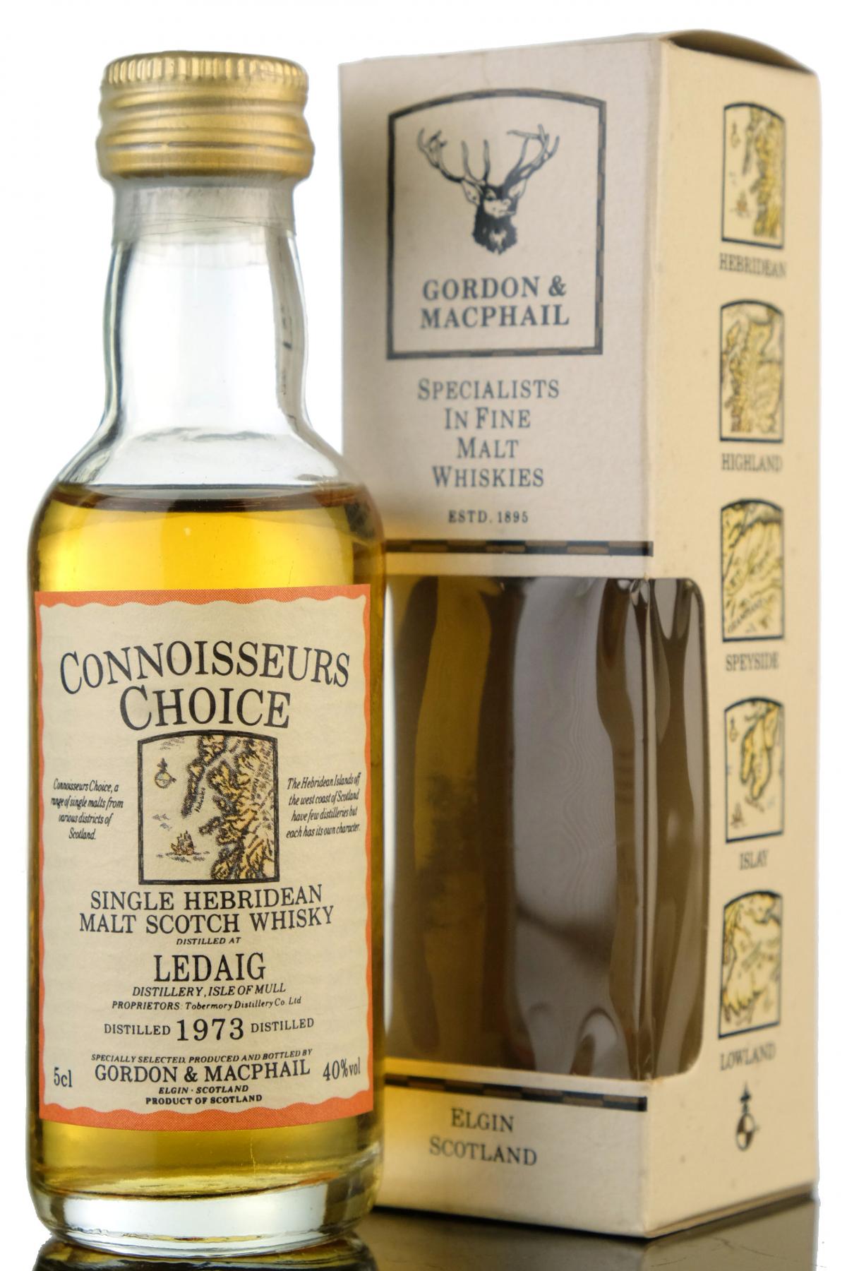 Ledaig 1973 - Connoisseurs Choice Miniature