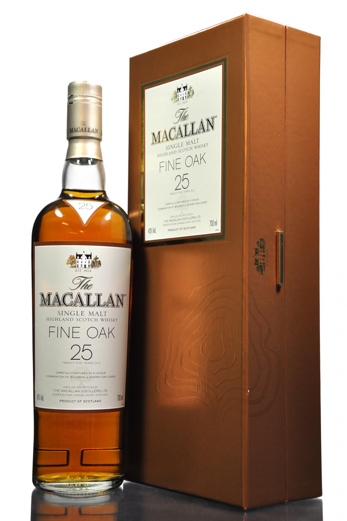 Macallan 25 Year Old - Fine Oak