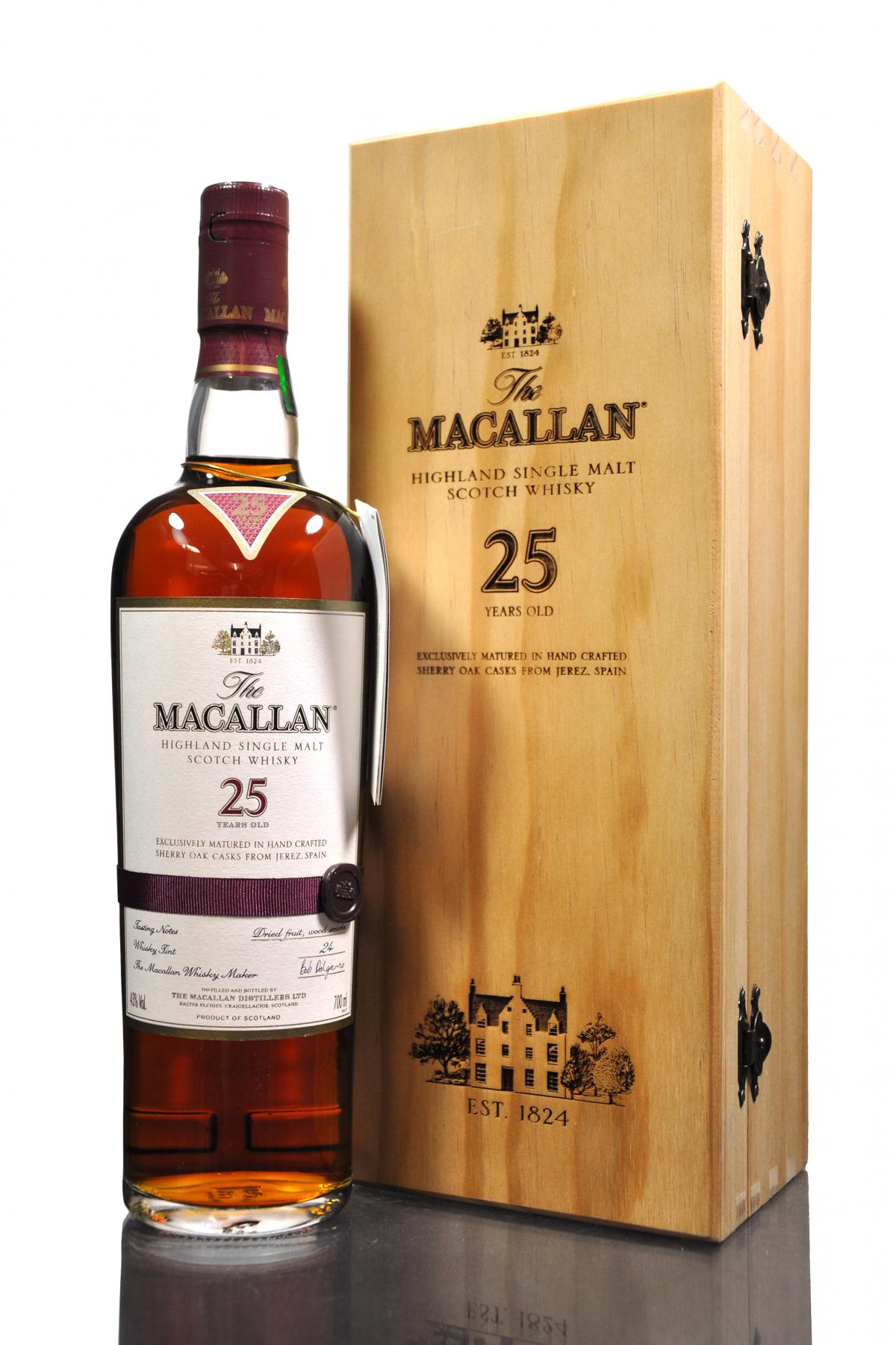 Macallan 25 Year Old - Sherry Cask