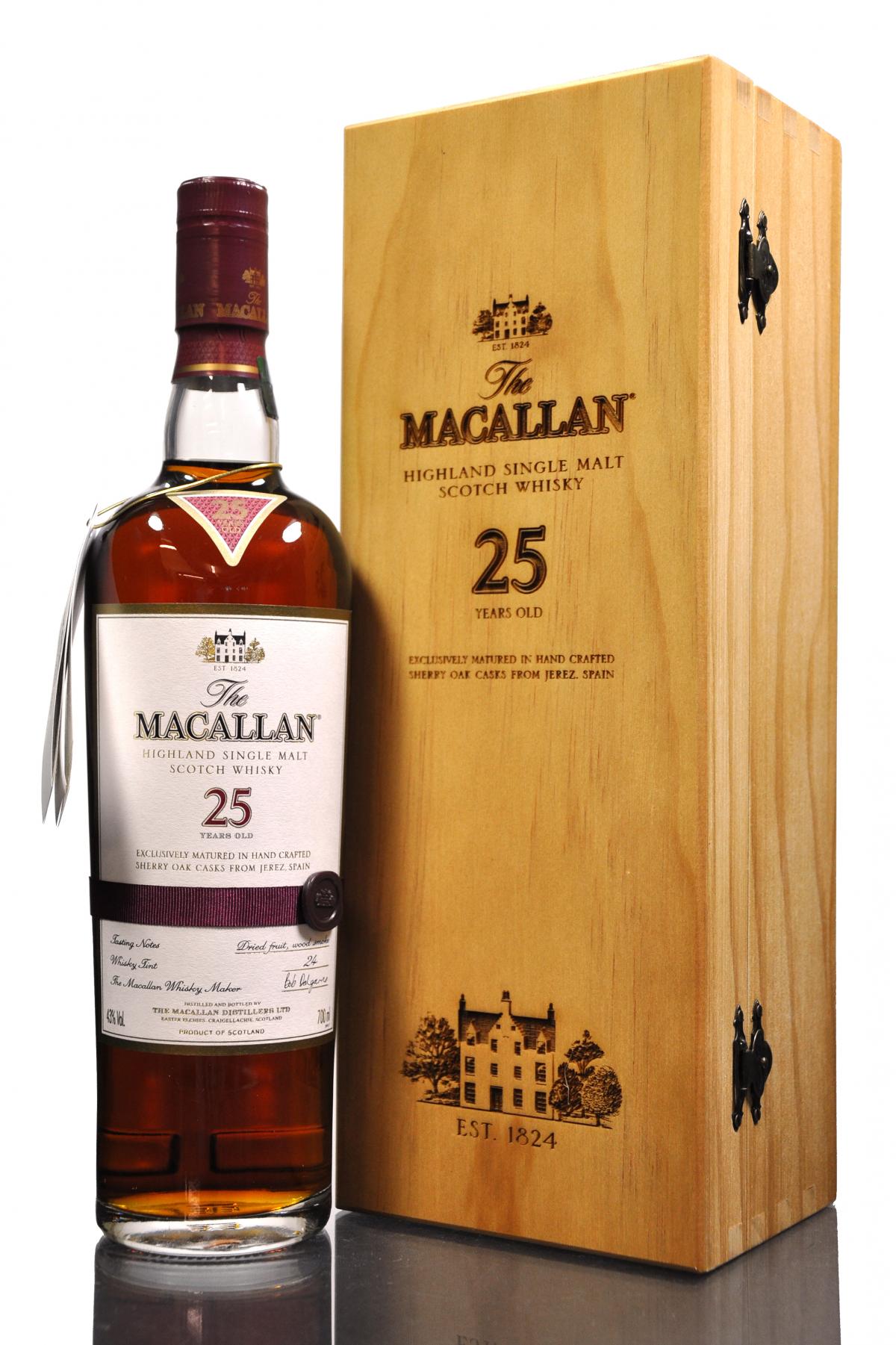 Macallan 25 Year Old - Sherry Cask