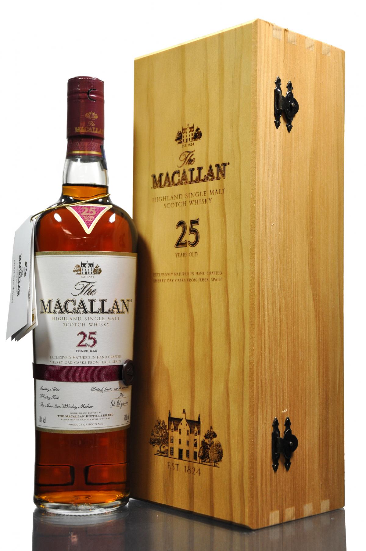 Macallan 25 Year Old - Sherry Cask