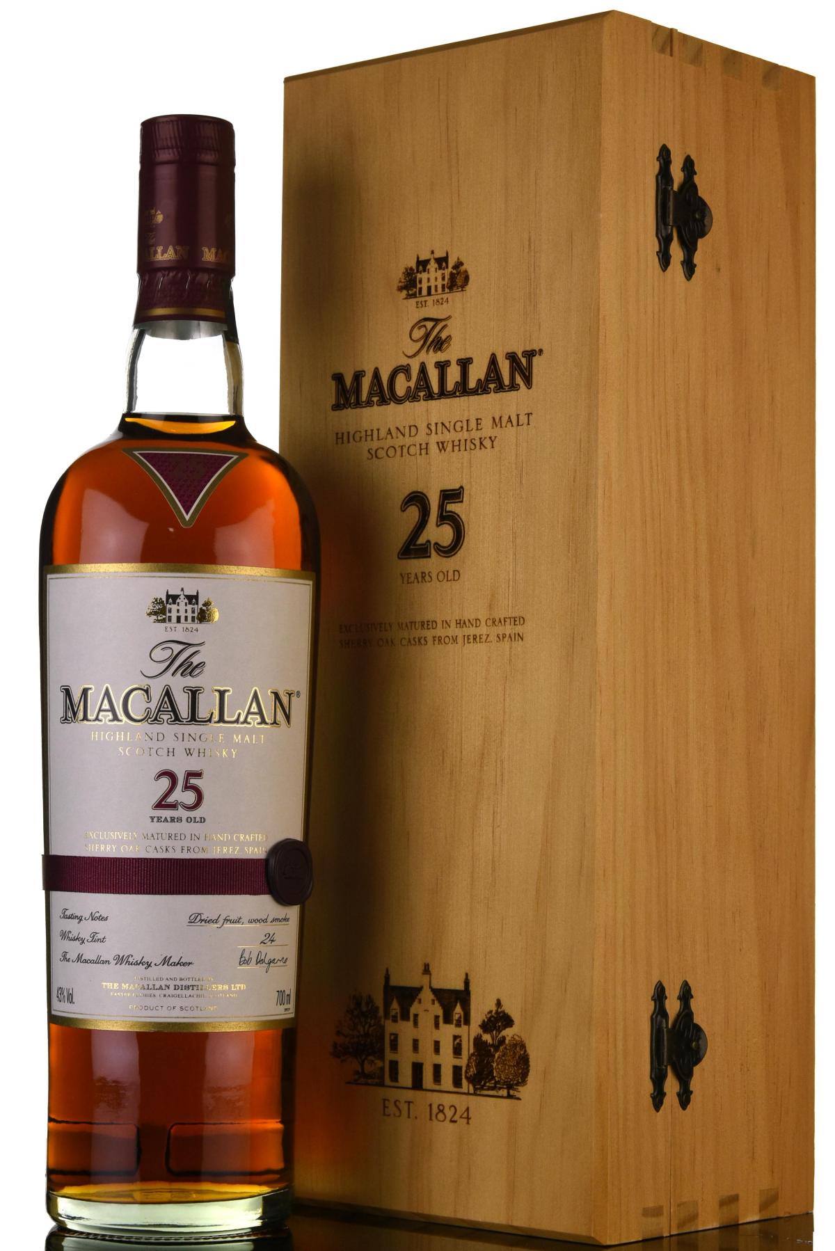 Macallan 25 Year Old - Sherry Cask