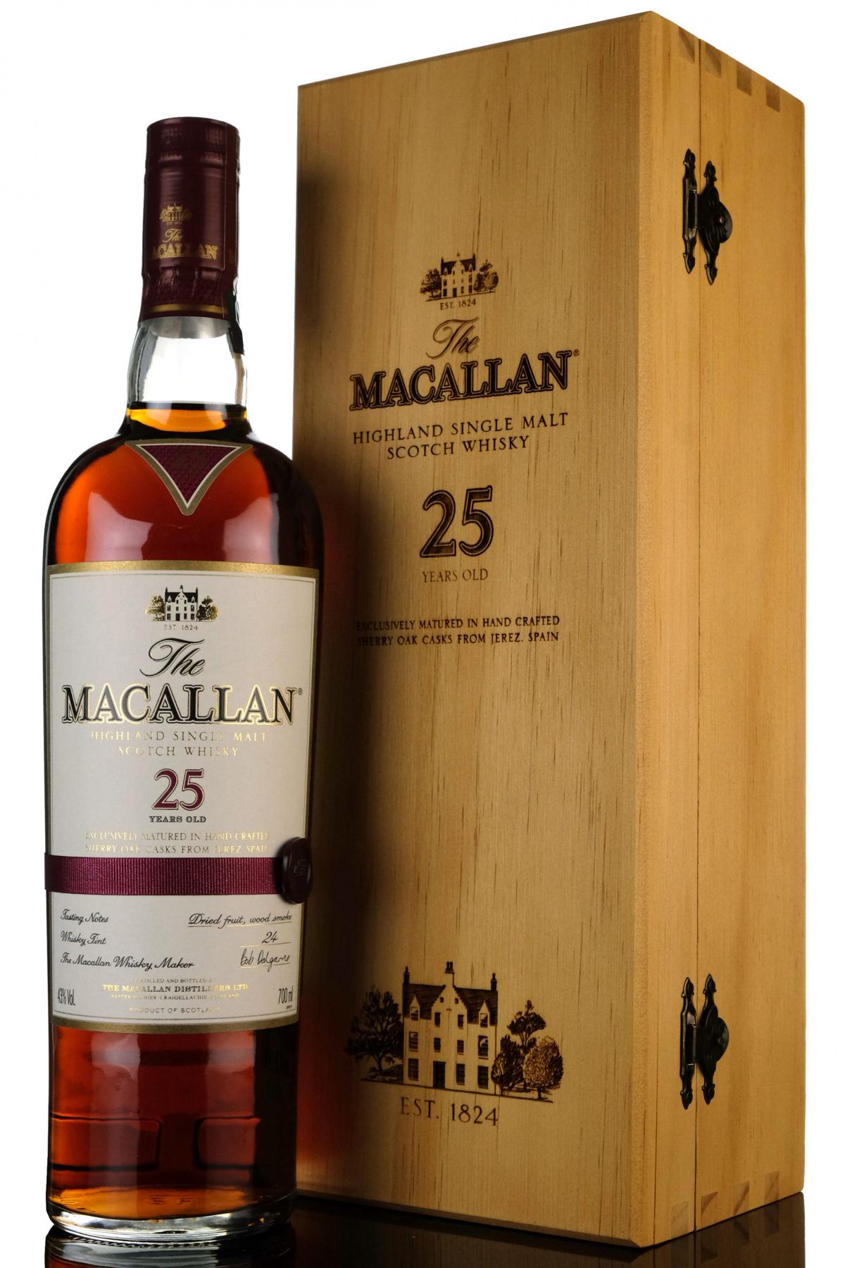 Macallan 25 Year Old - Sherry Cask