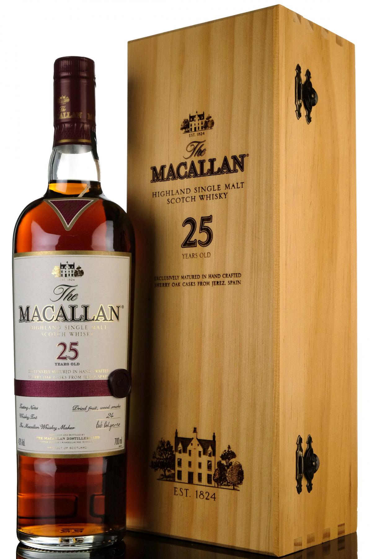 Macallan 25 Year Old - Sherry Cask